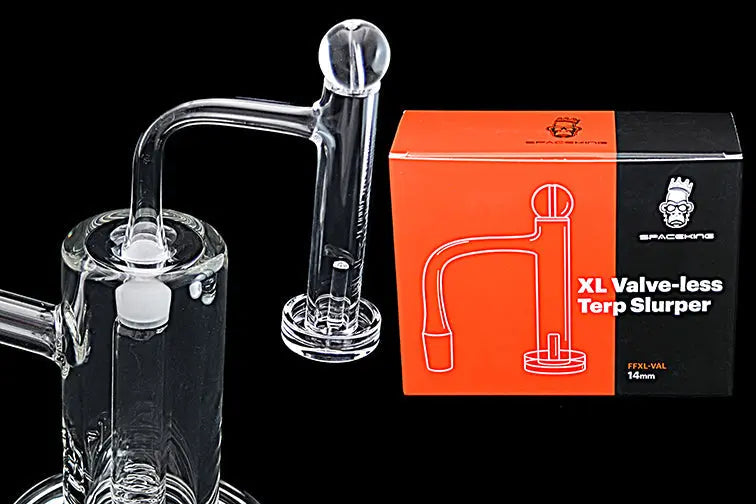 Space King XL Valve-less Terp Slurper (Red / Black) Smoke Drop
