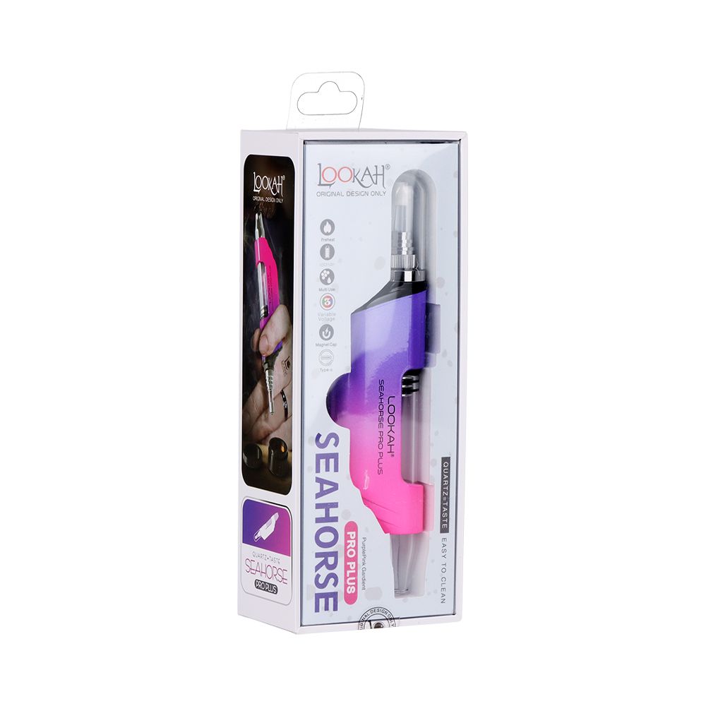 6ct Display - Lookah Seahorse Pro Plus Electric Dab Pen Ombre - 650mAh / Assorted Colors — view 3 | Ziggy's Miami