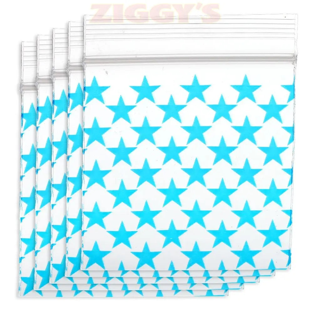 Designer Recloseable Zip Top Plastic Bags | 1000ct Bundle Smoke Drop