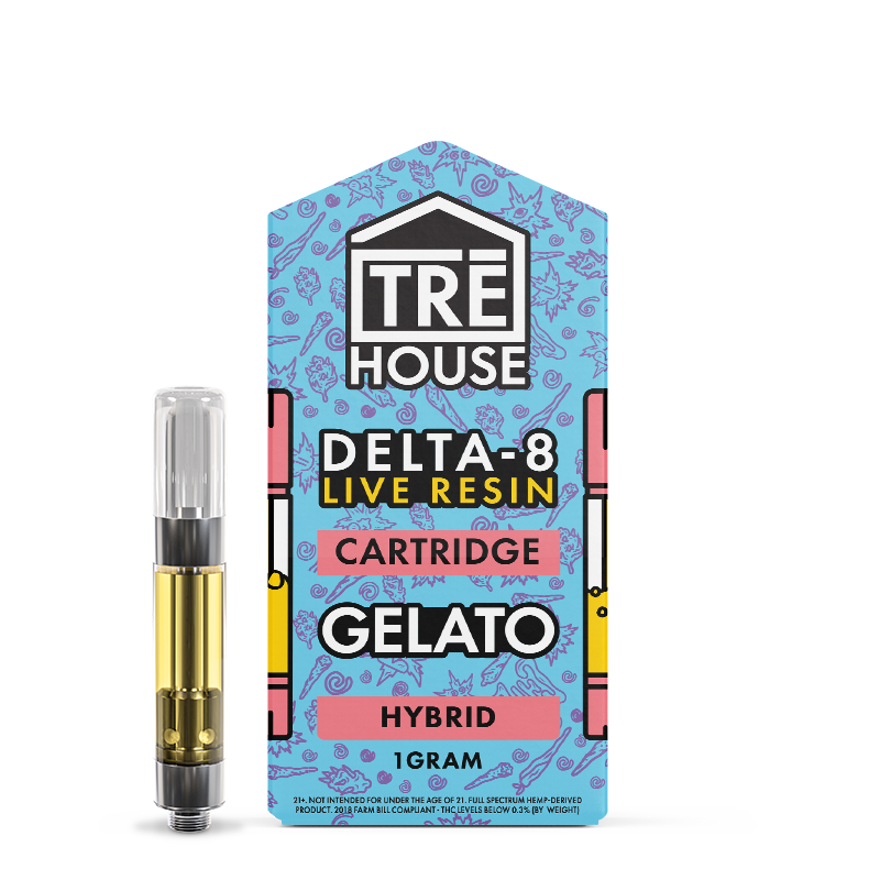 Cartridges - Gelato - Hybrid - Live Resin - Delta 8