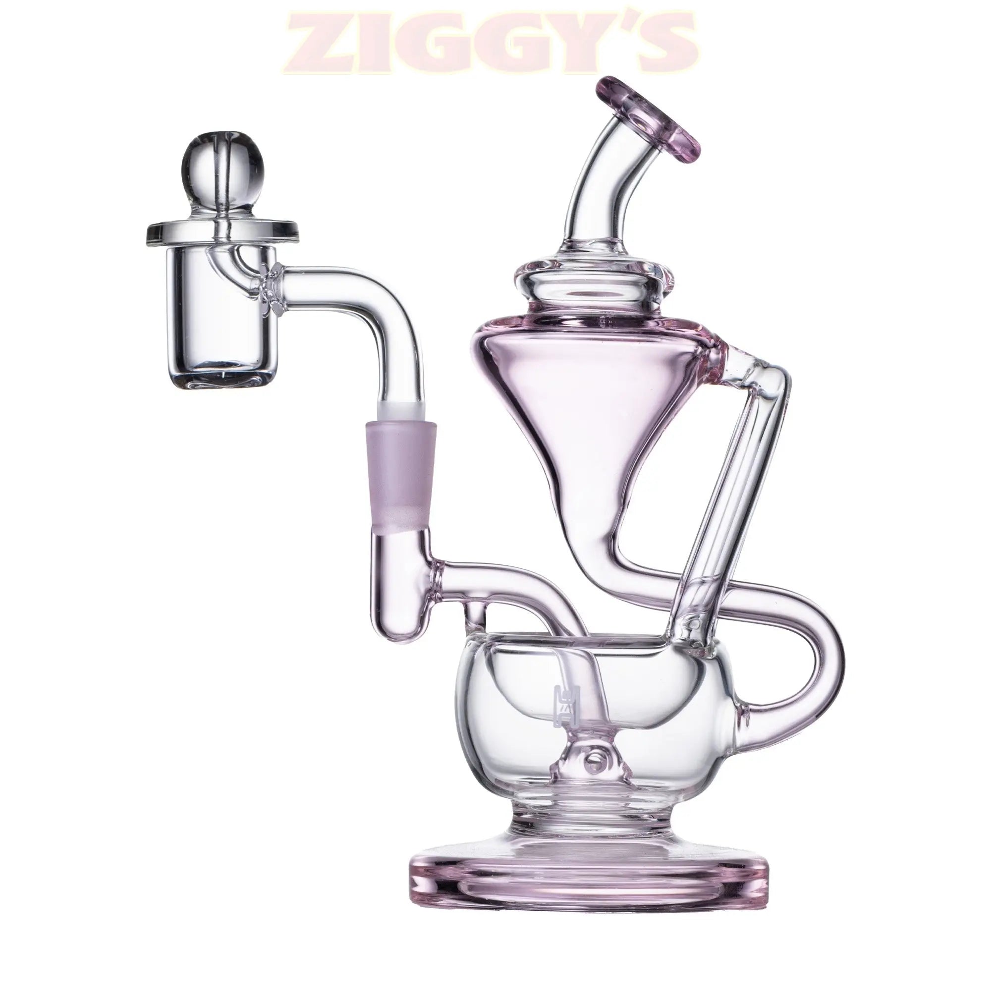 Human Grade 5" Recycler 1A Smoke Drop