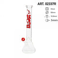 Boost | 17" Red Beaker Base Glass Water Pipe