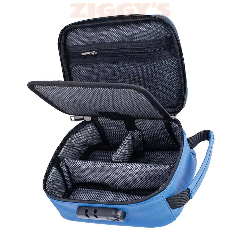 9IN X 6.5IN X 3.5 SMELLPROOF BAG - CLASSIC BLUE Smoke Drop