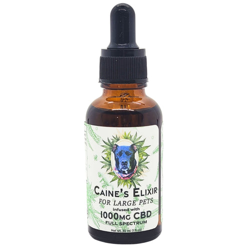 Caine's Elixir 1000mg Pet CBD Oil | Carolina Cannabis Creations | Ziggy's Miami