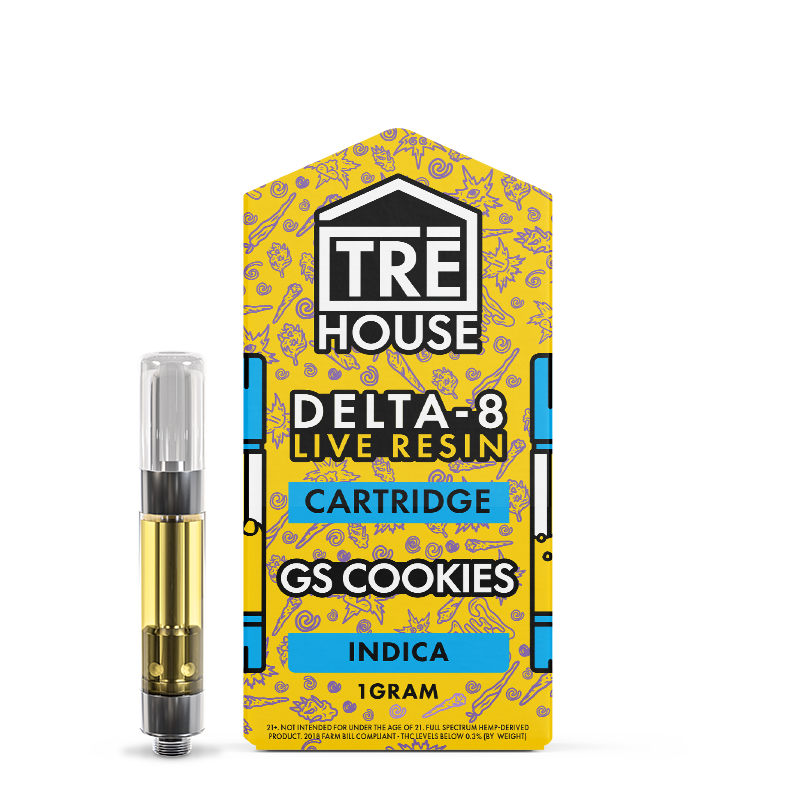 Cartridges - GS Cookies - Indica - Live Resin - Delta 8