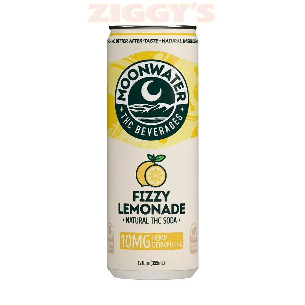 Moonwater Natural Hemp-Derived D9 THC Infused Soda | 12fl oz Can | 24ct Case Smoke Drop