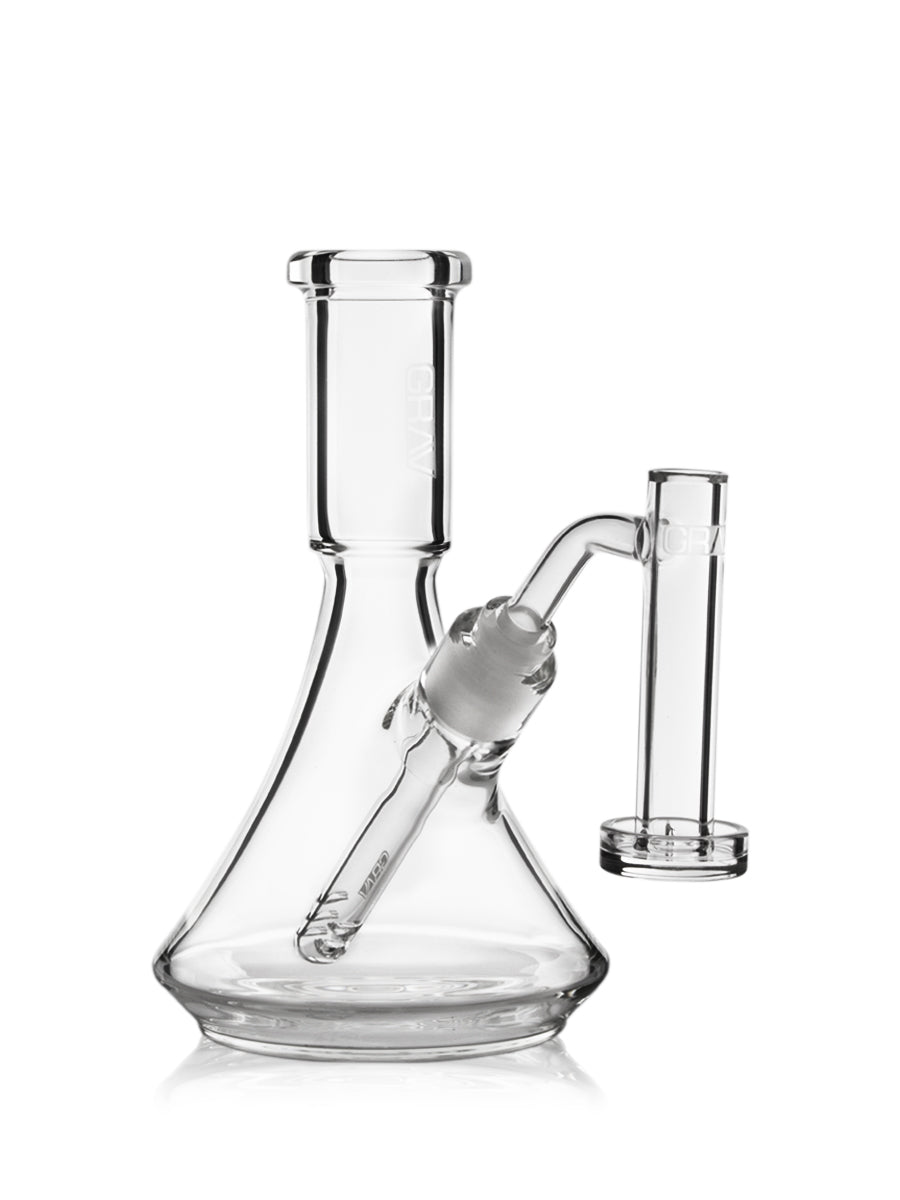 GRAV 10mm 45° Quartz Control Tower Banger — view 6 | Ziggy's Miami