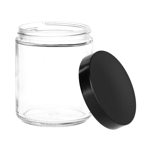 Clear Screw-Top Jar - 3.5" x 2.8"/ Large — view 2 | Ziggy's Miami