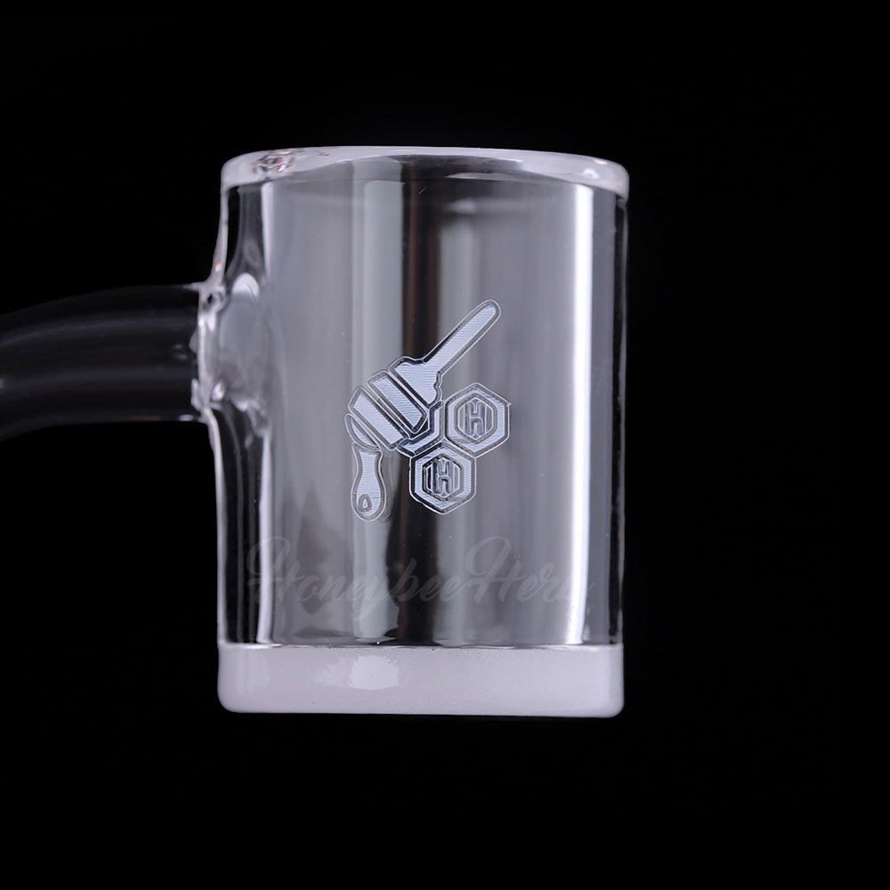 Honey & Milk Bevel Quartz Banger - 90° Degree | YL