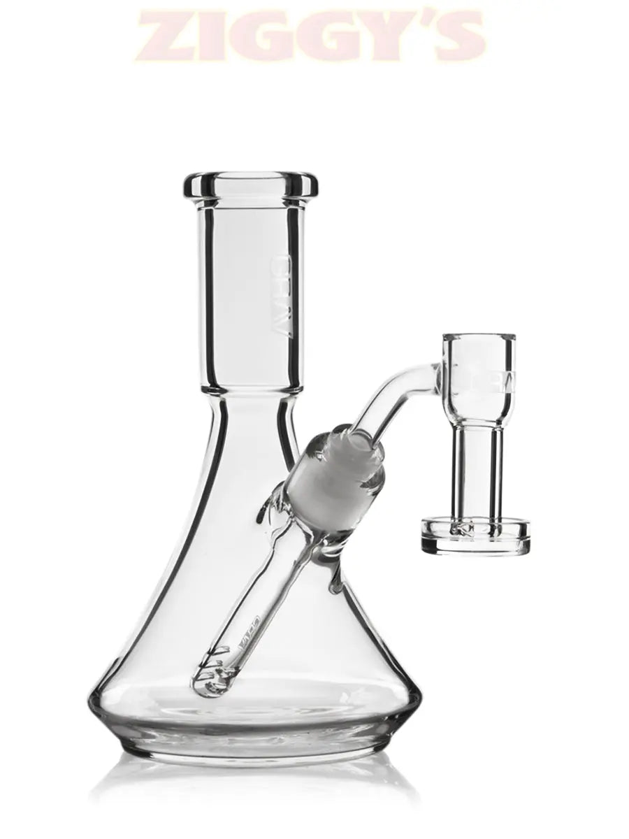 GRAV® 10mm 45° Quartz Slurper Bucket Smoke Drop