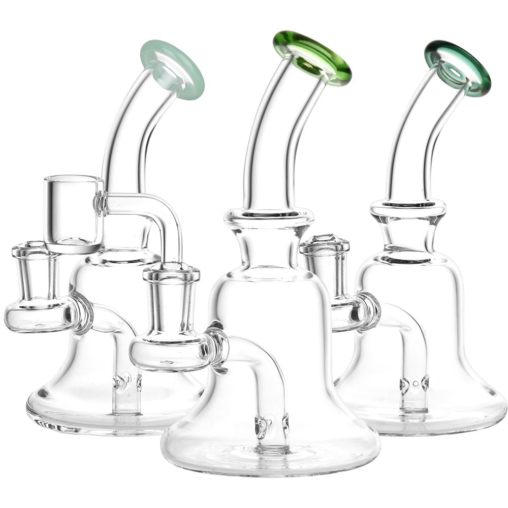 No Muss, No Fuss Bell Style Glass Dab Rig - 6.25" / 14mm | Ziggy's Miami