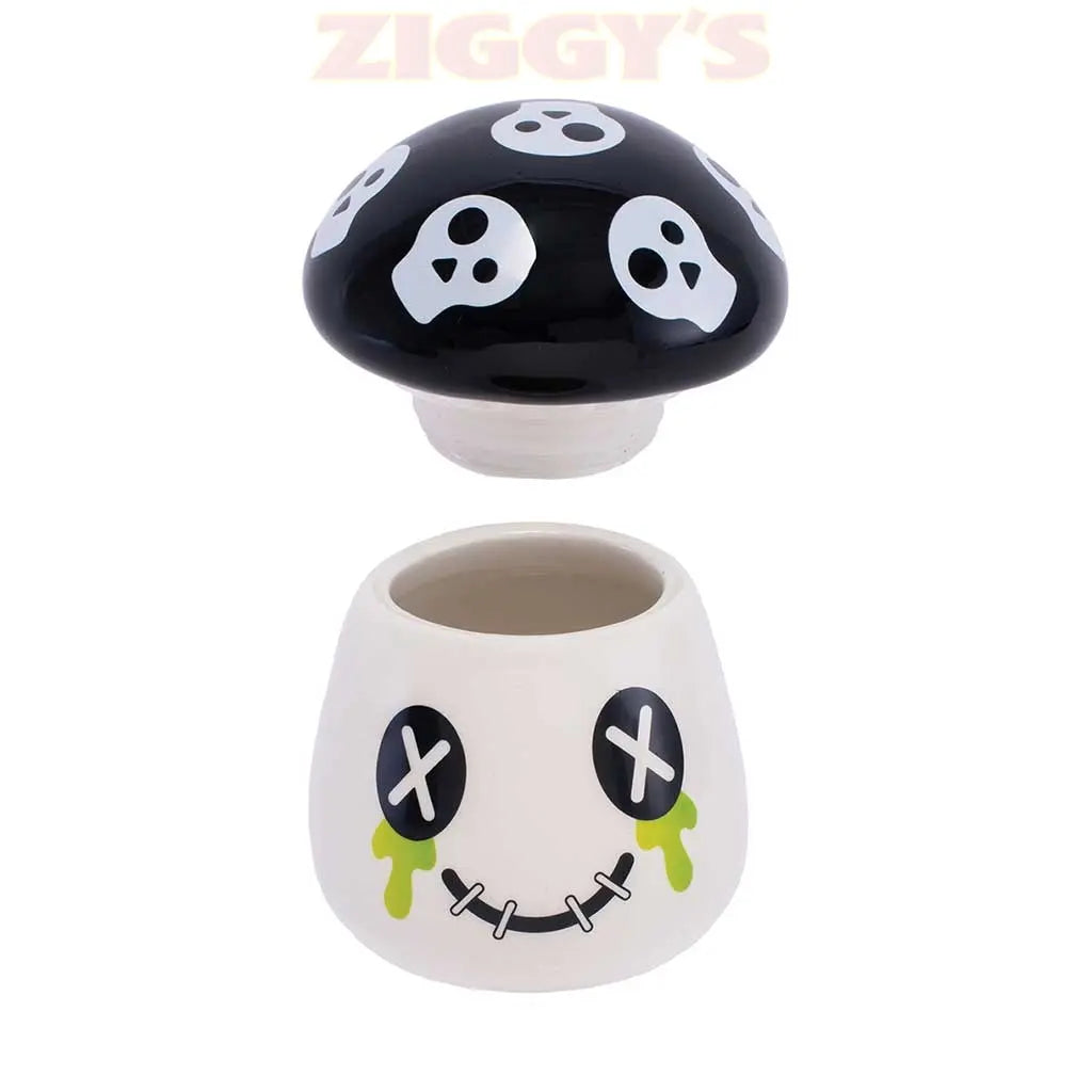 MUSHROOM SKULL STASH JAR Smoke Drop