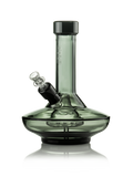 GRAV® Small Wide Base Water Pipe in Smoke with Black Accents
