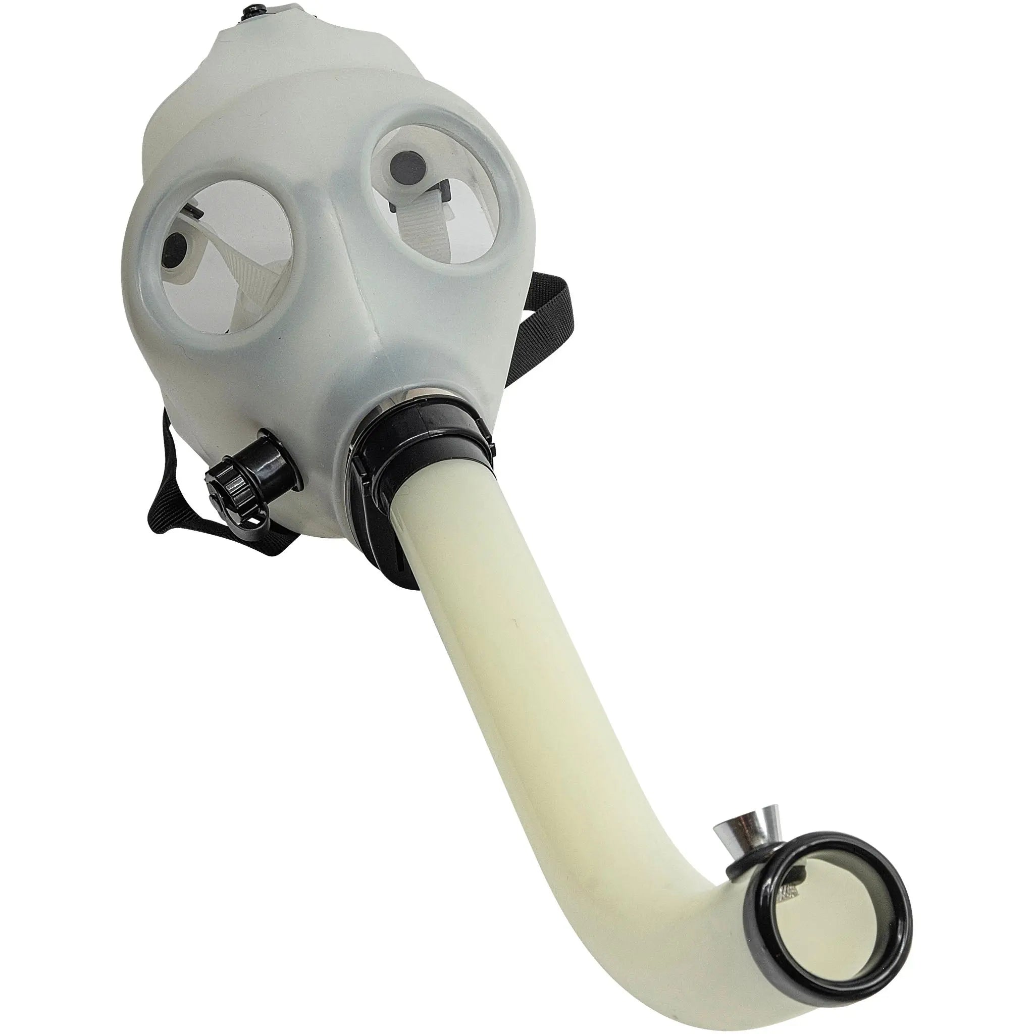 Acrylic Glow In The Dark Curved Steamroller Tube Gas Mask Smoke Drop
