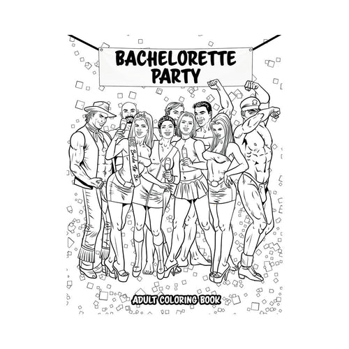 Bachelorette Party Coloring Book — view 2 | Ziggy's Miami
