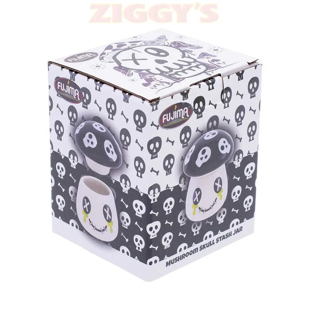 MUSHROOM SKULL STASH JAR Smoke Drop
