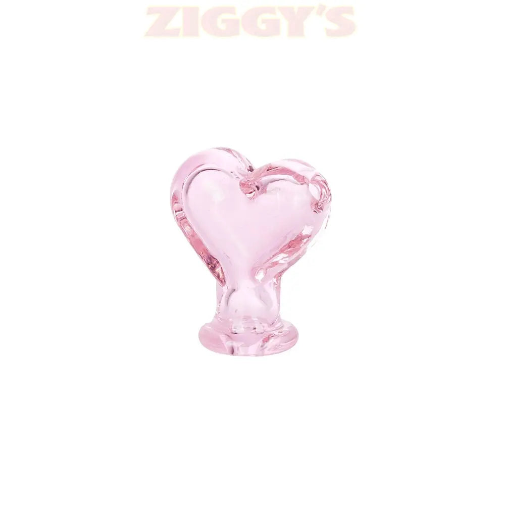 Pulsar Heart Glass Attachment for Puffco Pivot Smoke Drop