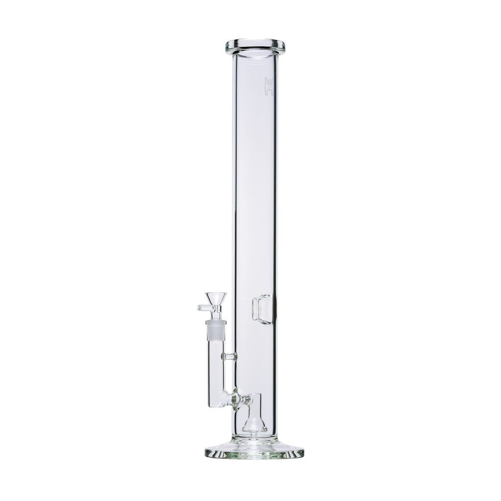 Human Grade 18" Tube Straight Glass Water Pipe — view 2 | Ziggy's Miami