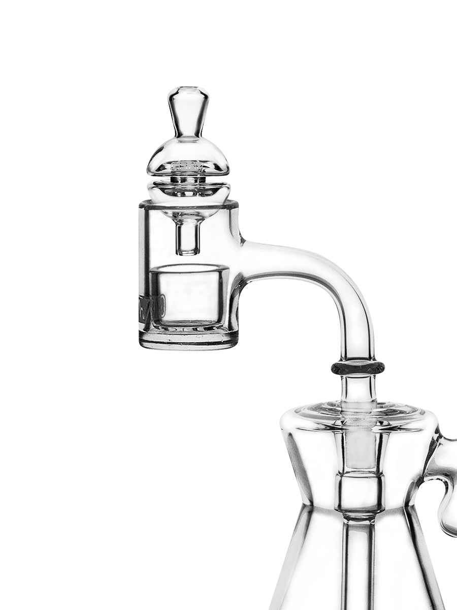 Experience Optimal Dabbing with GRAV®'s 10mm 90° Quartz Bucket, Inserts & Carb Cap Set