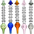 Rings of Enlightenment Glass Dab Straw - 6" / 5ct