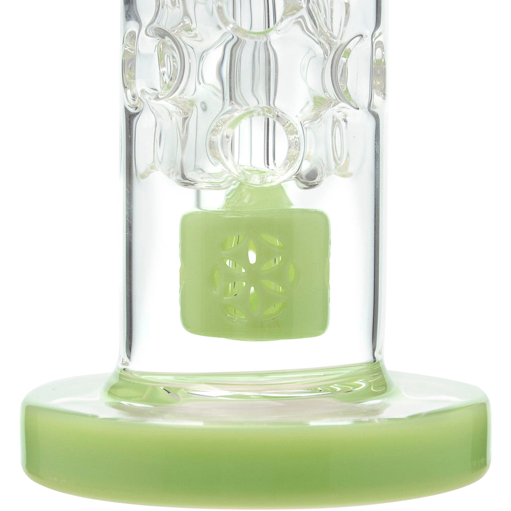 Calibear Nebula Seed of Life Percolator Dab Rig — view 51 | Ziggy's Miami