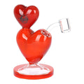 Pulsar Two-Hearted Glass Dab Rig | 6.5" | 14mm F — view 4 | Ziggy's Miami