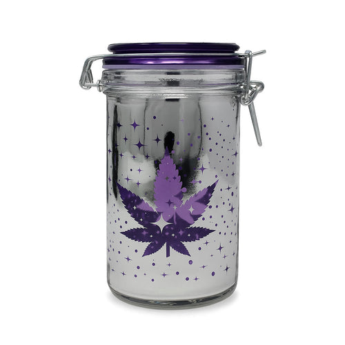 AIRTIGHT PURPLE LEAF GALAXY - STASH JAR | Ziggy's Miami