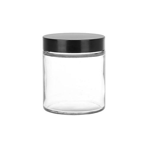 Clear Screw-Top Jar - 2.6" x 2.3"/ Medium | Ziggy's Miami