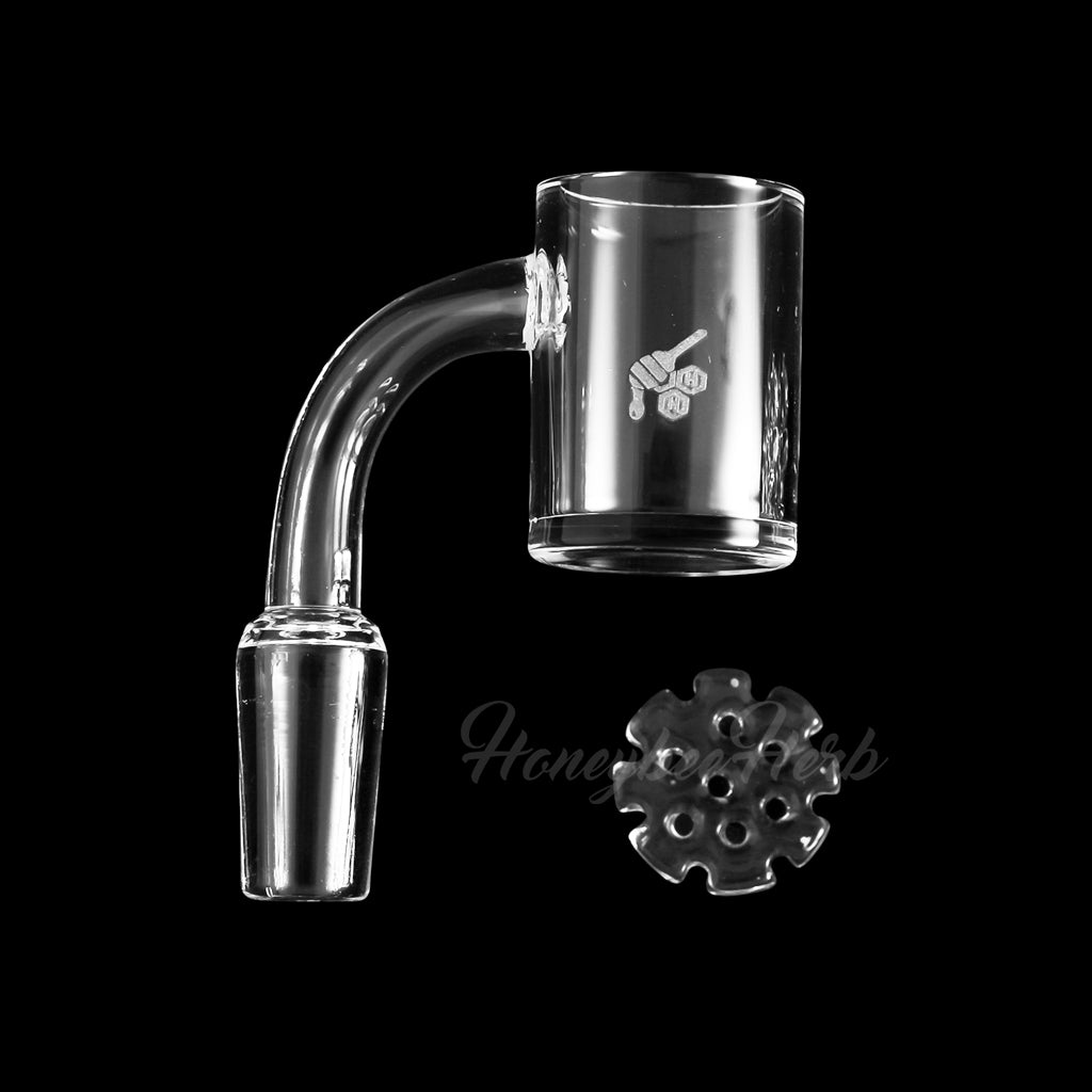 Honey Disc Quartz Banger - 90° Degree | YL