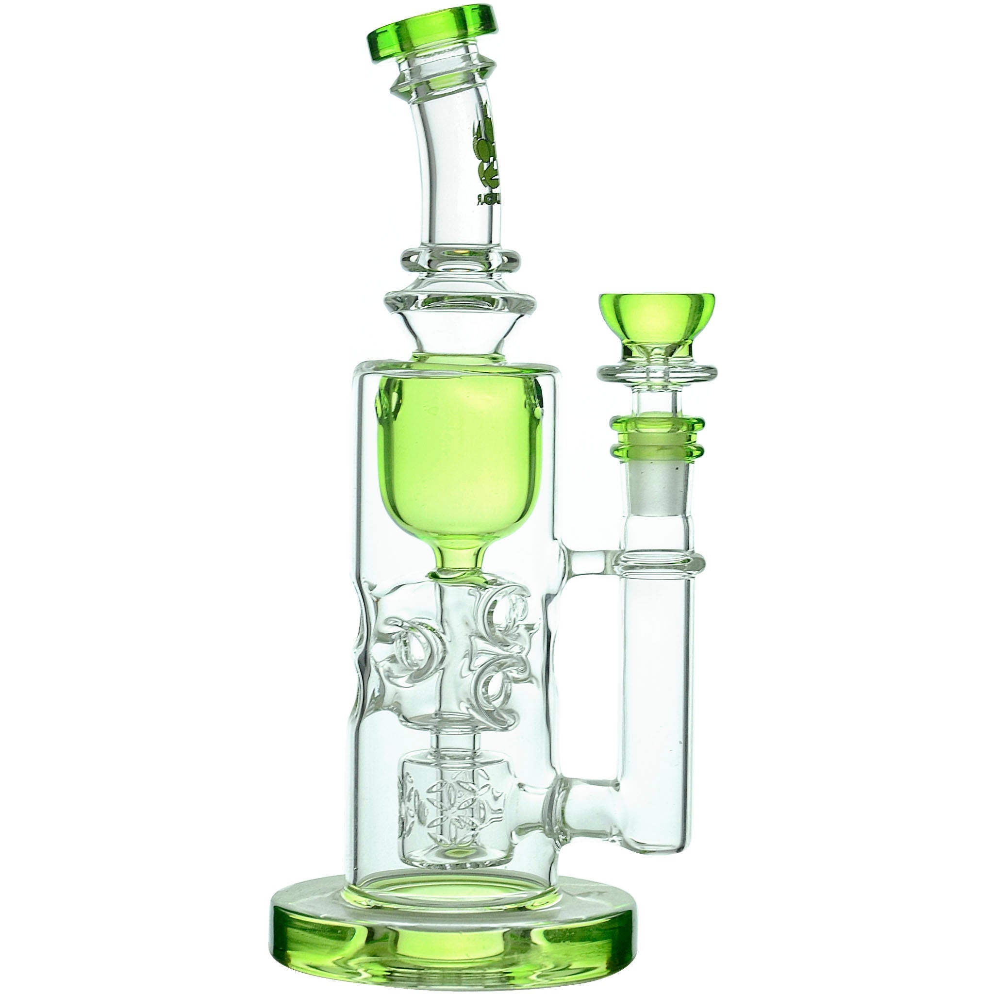 Calibear Nebula Seed of Life Percolator Dab Rig — view 19 | Ziggy's Miami