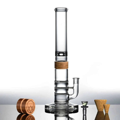Vitae Glass T.H.C Bong - 16" (Triple Honey Comb) | Ziggy's Miami