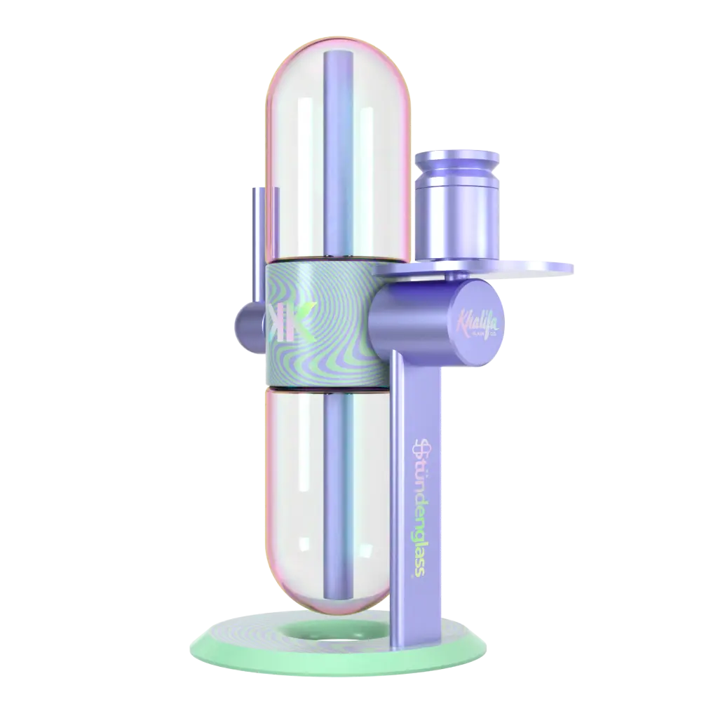 Khalifa x Stündenglass Gravity Infuser - Violet Sky / Mints Smoke Drop